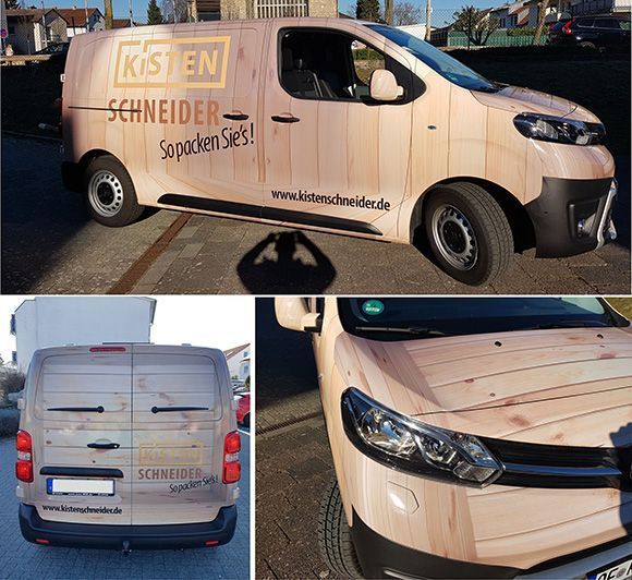 Wir erstellen das Design für Ihre Fahrzeugbeklebung - Logoform Werbetechnik GmbH in Heusenstamm